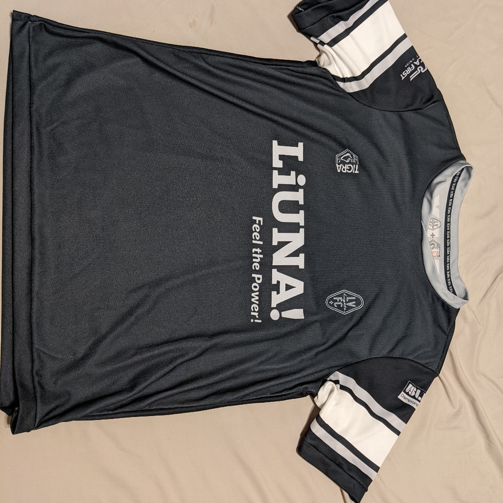 Two Las Vegas Lights FC jerseys